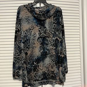 Chico’s cowlneck tunic sweater